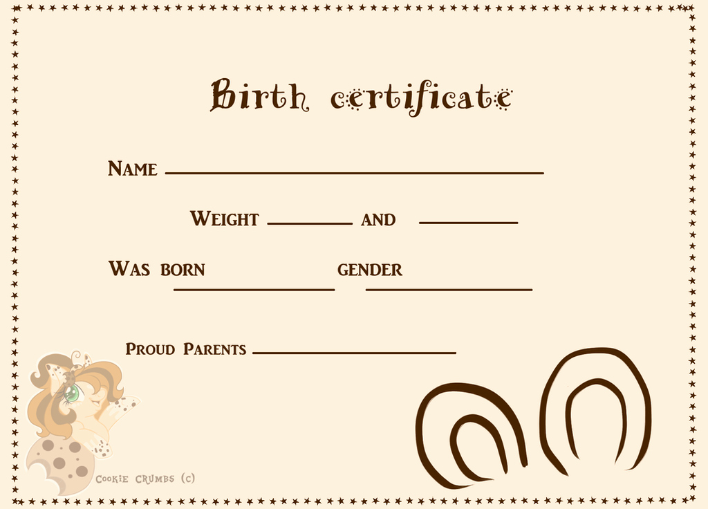 Birth Certificate Templates Free Printable New Birth Certificate Blank Printable