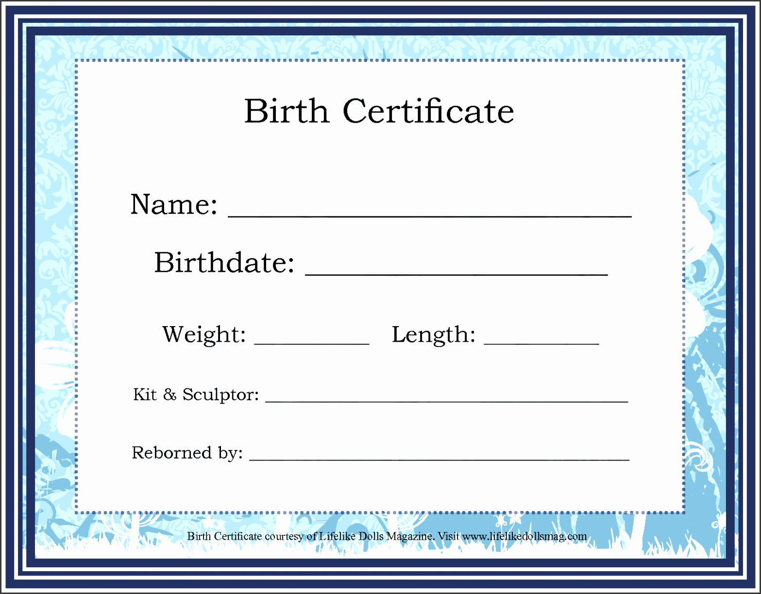 Blank Birth Certificate Images Best Of 6 Creative Birth Certificate Template Sampletemplatess