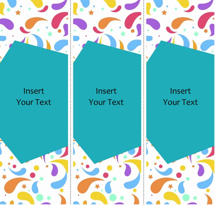 Blank Bookmark Template Word Beautiful 28 Free Bookmark Templates Design Your Bookmarks In Style