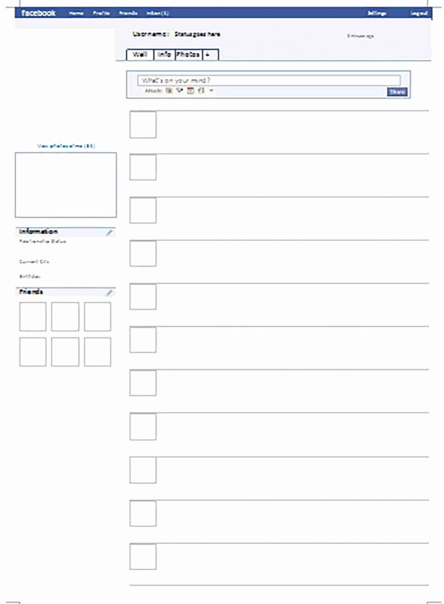 Blank Facebook Page Template Inspirational Page Template and How to Make It Awesome to Look
