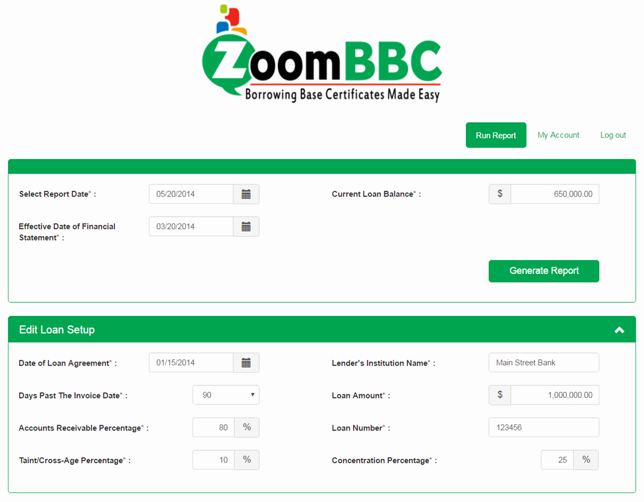 Borrowing Base Certificate Template Excel Elegant Zoombbc