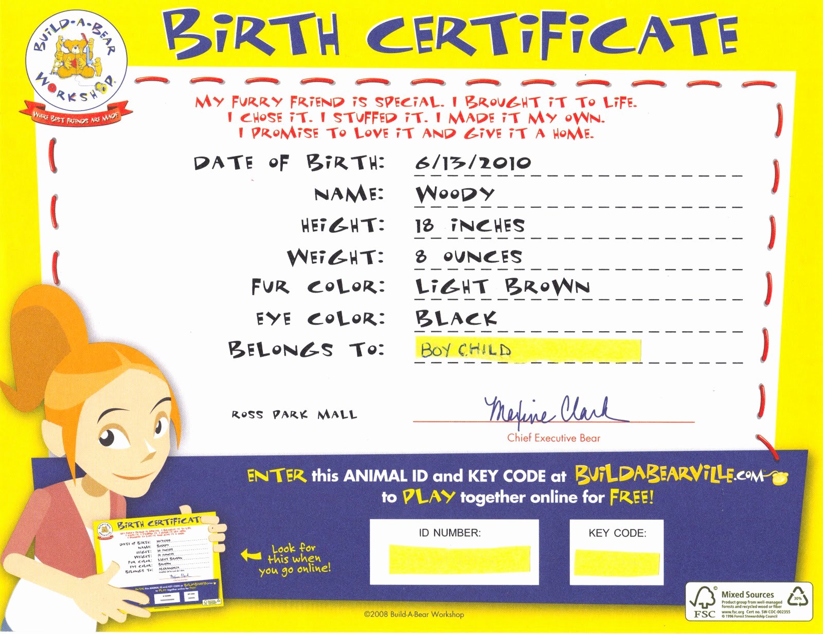 Build A Bear Birth Certificate Template Unique 1 Mom Just Saying Reviews &amp; Giveaways Boy Child Meets