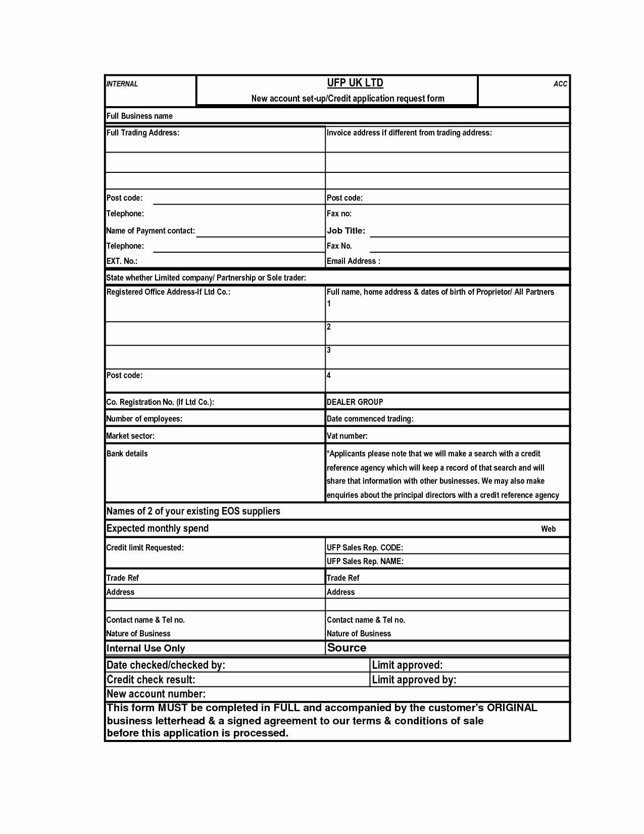 Business Credit Reference form Inspirational Business Credit Reference Template Free Printable Documents
