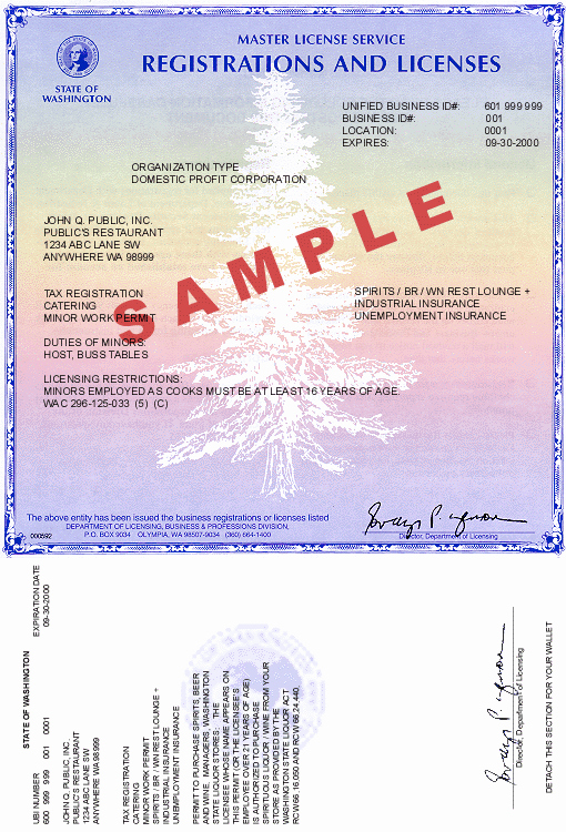 Business License Certificate Template Unique Required Signs