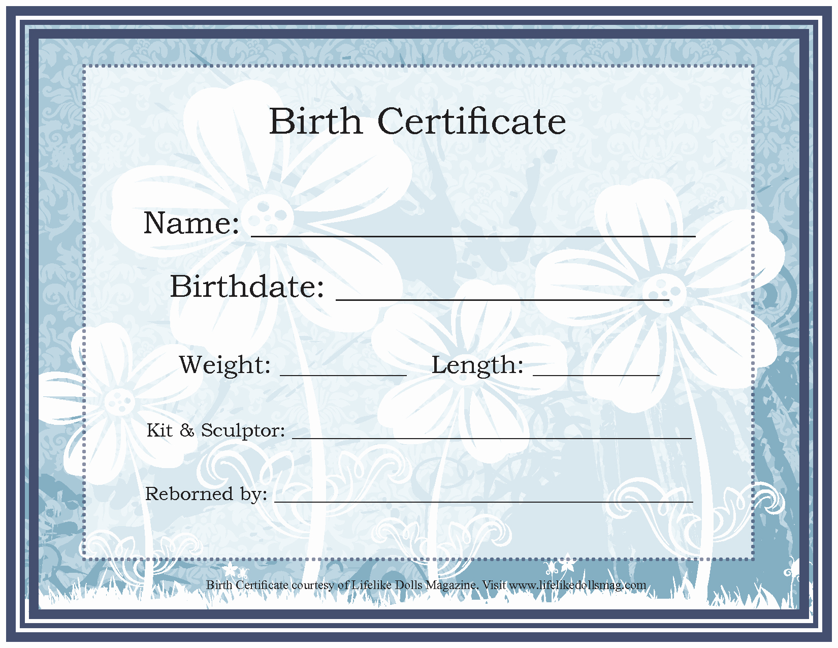 Cabbage Patch Birth Certificate Template Lovely Certificate Template Category Page 45 Efoza