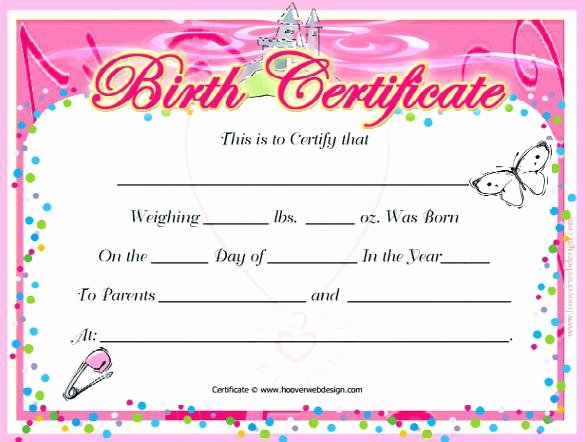 Cabbage Patch Doll Birth Certificate Template Fresh Doll Birth Certificate Template – Ahegao