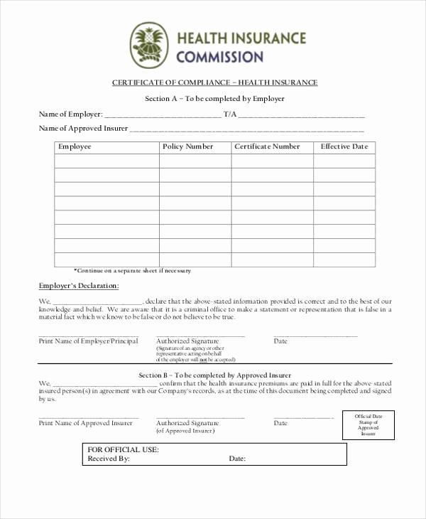 Car Insurance Certificate Template New Travel Insurance Certificate Template E Checklist that
