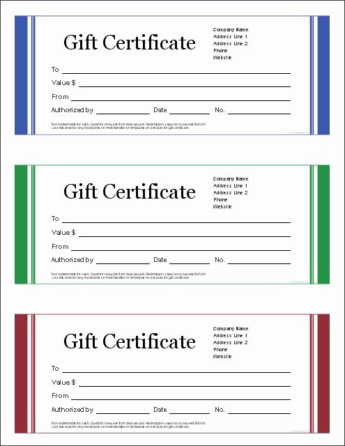 Car Wash Gift Certificate Template Inspirational Download the Blank Gift Certificate From Vertex42