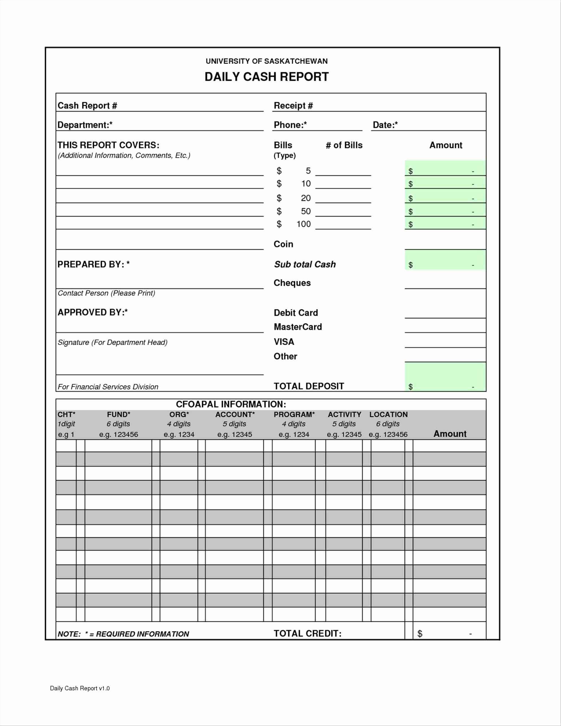 Cash Drawer Count Sheet Template Fresh Cash Drawer Reconciliation Sheet Sample Templates
