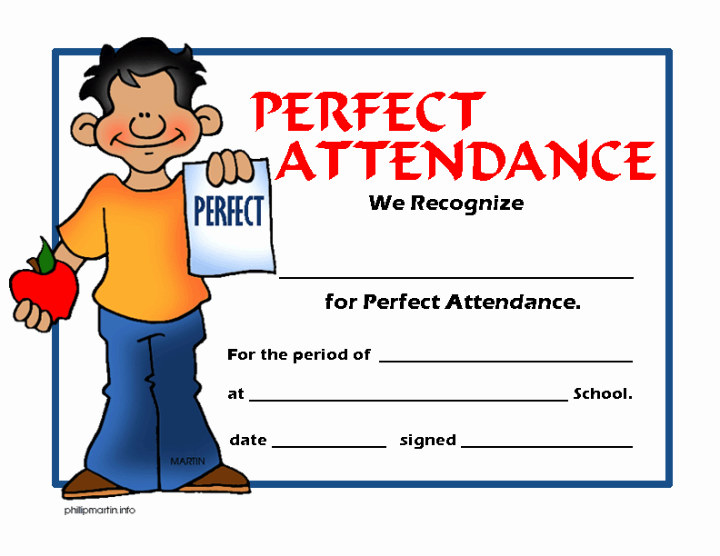 Certificate for Perfect attendance Elegant Perfect attendance Awards they Reward the Wrong Employee