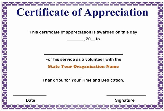 Certificate for Volunteer Work Beautiful Examples Volunteer Certificates to Pin On