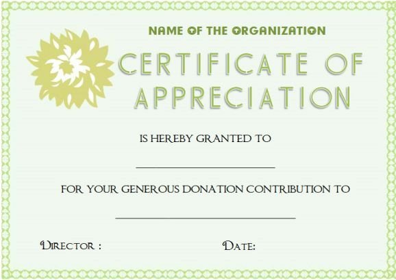 Certificate Of Appreciation for Donation Template Elegant 22 Best Donation Certificate Templates Images On Pinterest