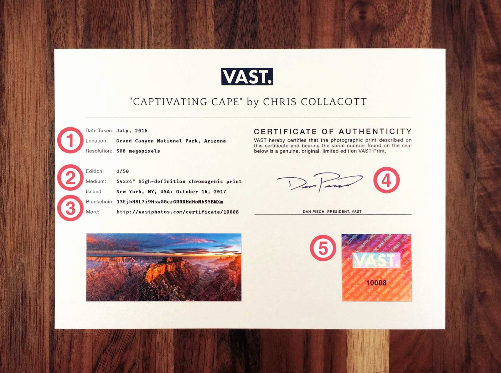 Certificate Of Authenticity Photography Awesome A Look at the Vast Certificate Of Authenticity – Vast Blog