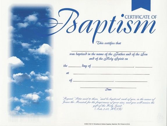 Certificate Of Baptism Word Template Best Of 20 Best Images About Baptism On Pinterest