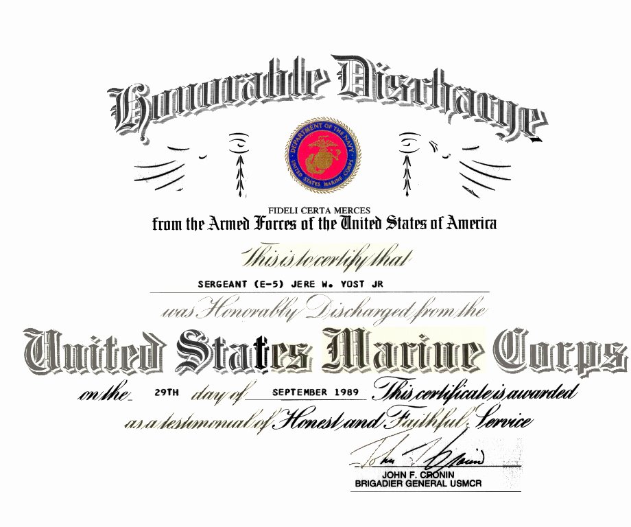 Certificate Of Commendation Usmc Template Elegant 16 Of Usmc Meritorious Mast Template Pdf