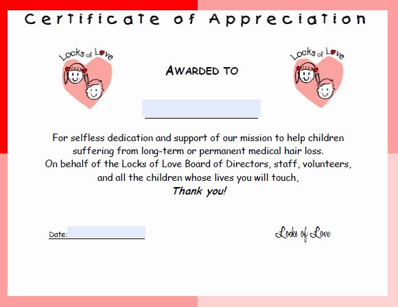 Certificate Of Donation Template New 33 Certificate Of Appreciation Template Download now