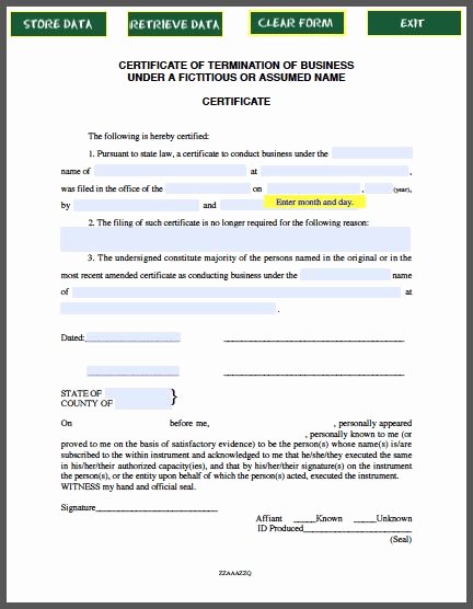 Certificate Of origin for A Vehicle Template Beautiful Business Termination Certificate Template