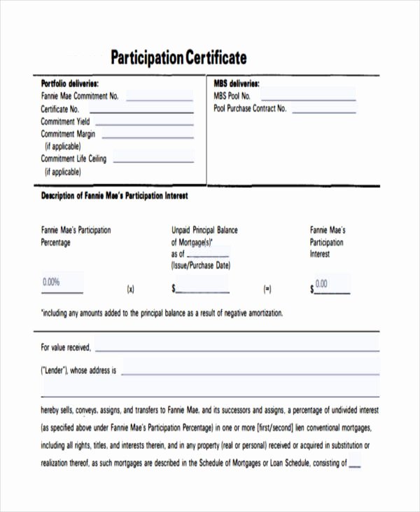 Certificate Of Participation Pdf Awesome 32 Certificate Templates In Pdf