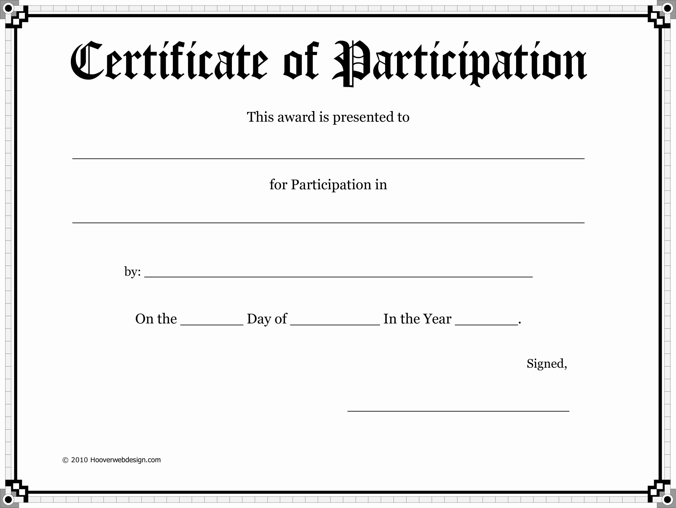 Certificate Of Participation Template New Super Fun Summer Challenge 2014 Week 6 – Her Life Inspired