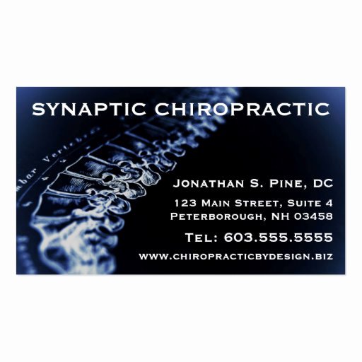 Chiropractic Gift Certificate Template Elegant Chiropractor Appointment Cards Double Sided Standard