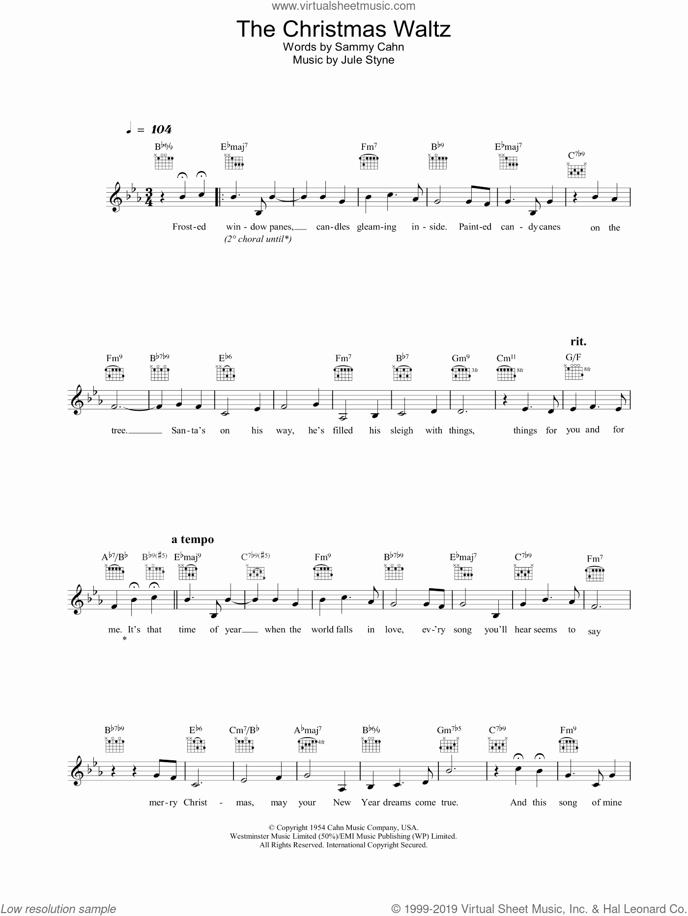 Christmas Fake Book Pdf Download Free Beautiful Day the Christmas Waltz Sheet Music Fake Book [pdf]