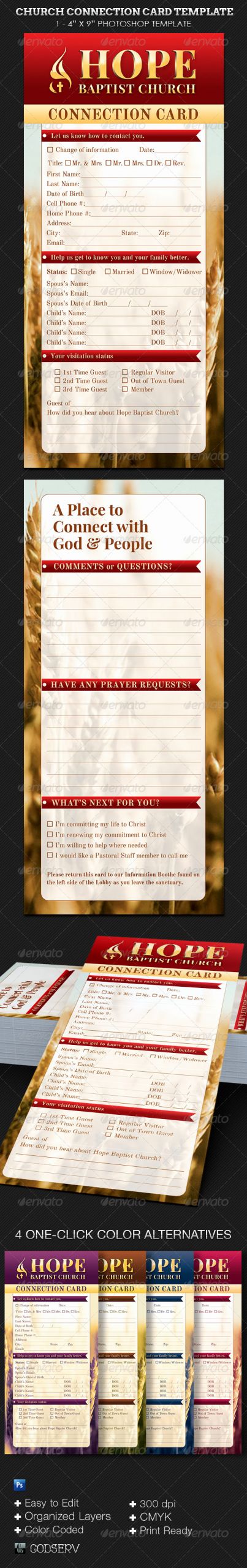 Church Visitor Card Template Generator Best Of Church Connection Card Template by Godserv