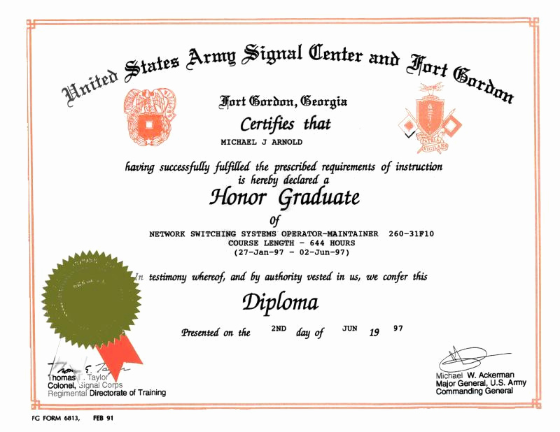 Combat Action Badge Certificate Template Best Of 11 Of Navy Graduation Certificates Template