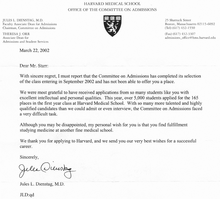 Cover Letter for Medical School Luxury Medical School Rejection Letters