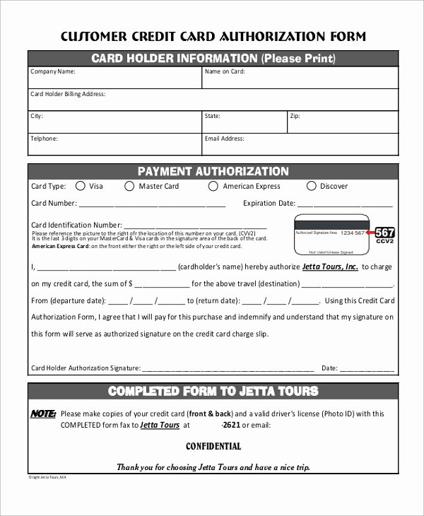 Credit Card Auth form Unique Credit Card Authorization form Pdf Download Aashe