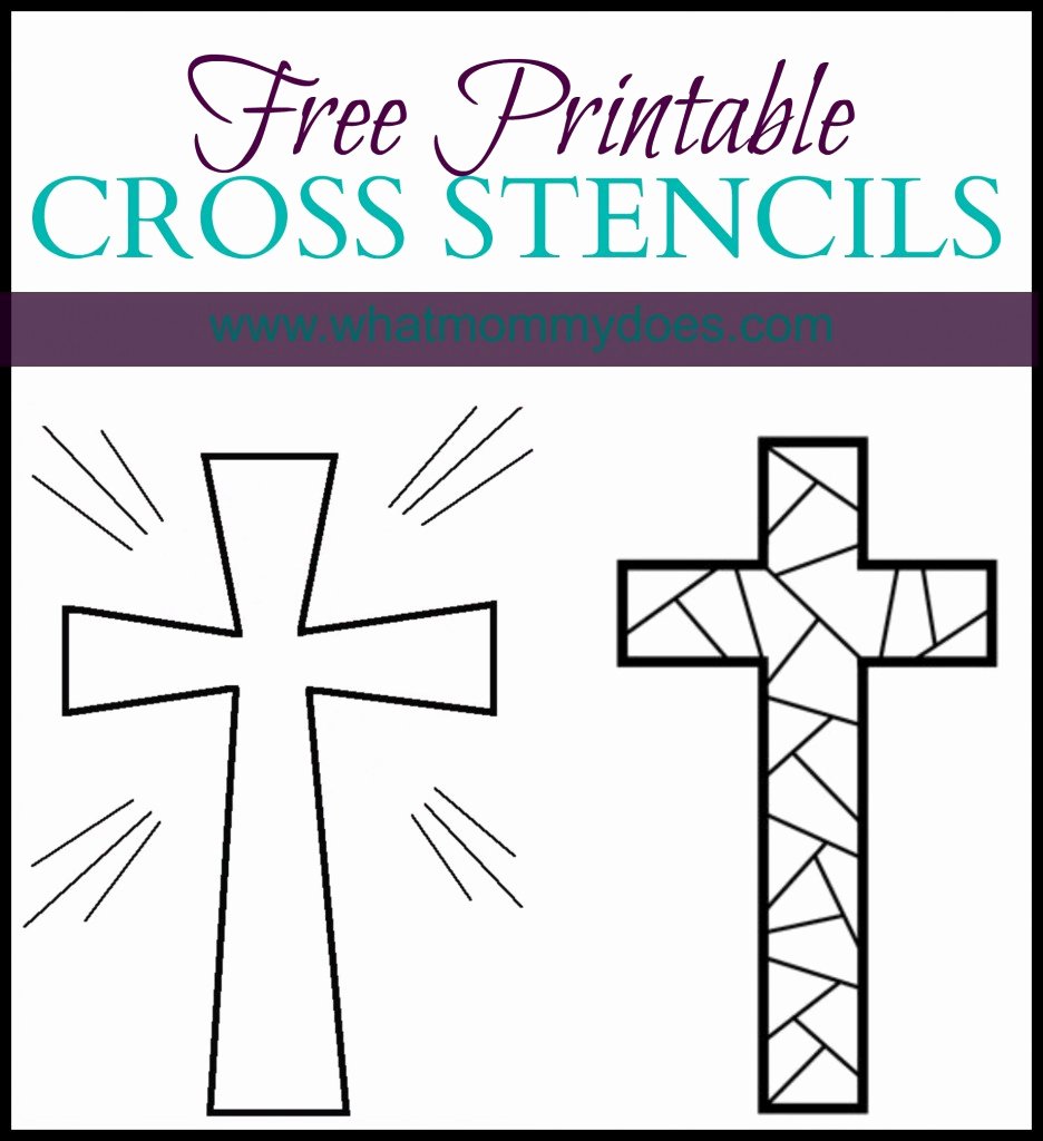 Cross Template Printable Free Lovely Free Printable Cross Coloring Pages What Mommy Does