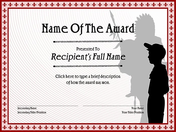 Cub Scout Pocket Certificate Template Best Of Free Cub Scout Certificates Printables