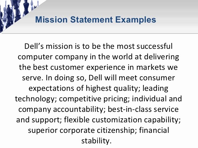 Customer Service Mission Statement Examples Elegant Chapter 2 Vision and Mission