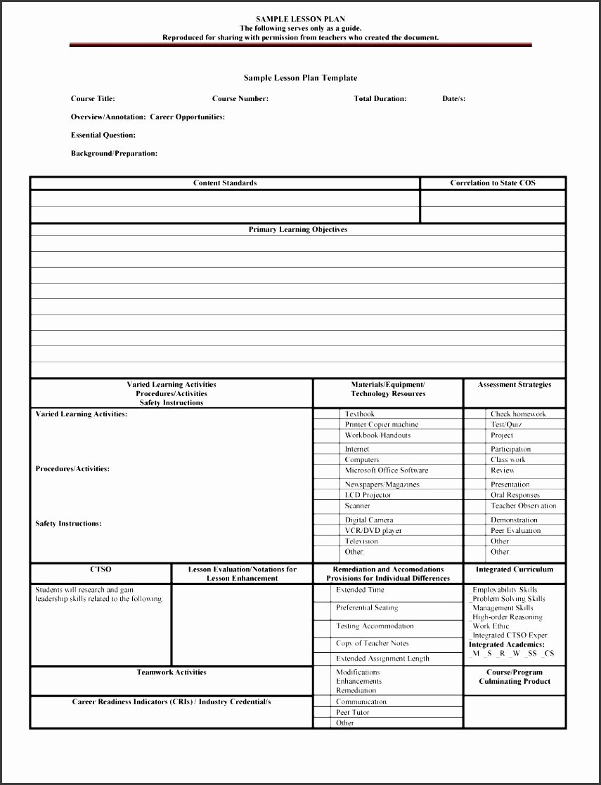Dcps Lesson Plan Template Beautiful 4 Daily Lesson Planner Template Sampletemplatess