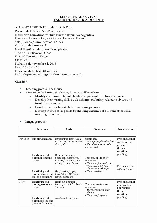 Dcps Lesson Plan Template Best Of Secondary Lesson Plan 7