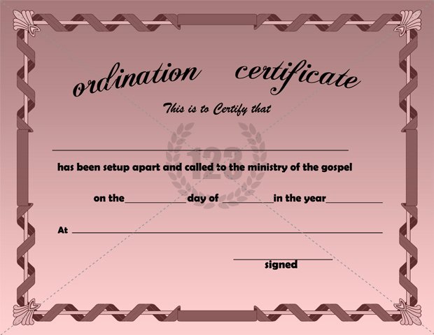 Deacon ordination Certificate Template Lovely ordination Certificate Templates