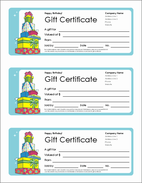 Donation Certificate Template Word Lovely Birthday Gift Certificate Templates Free
