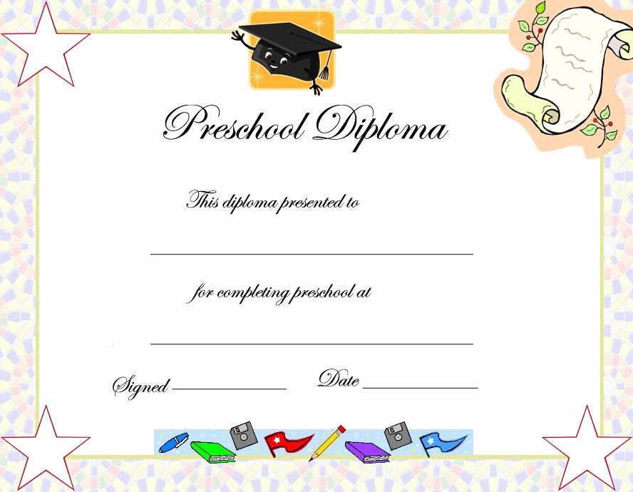  20 Editable Kindergarten Graduation Certificates Dannybarrantes 
