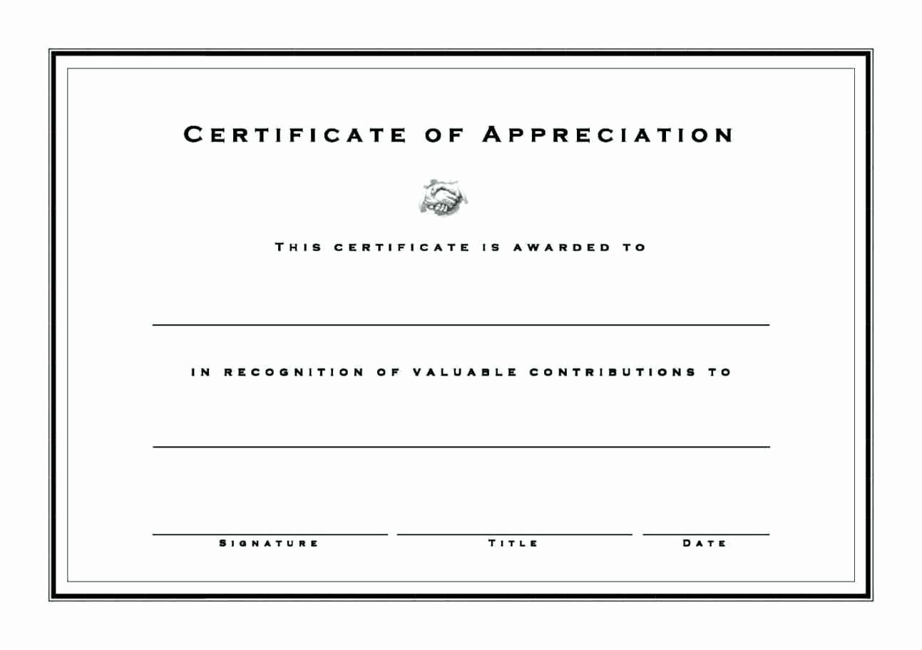 blank printable certificates