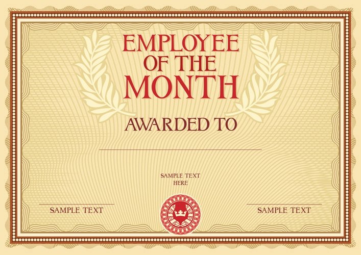 Employee Of the Month form Template Awesome Build A Successful organization Starting with Employee