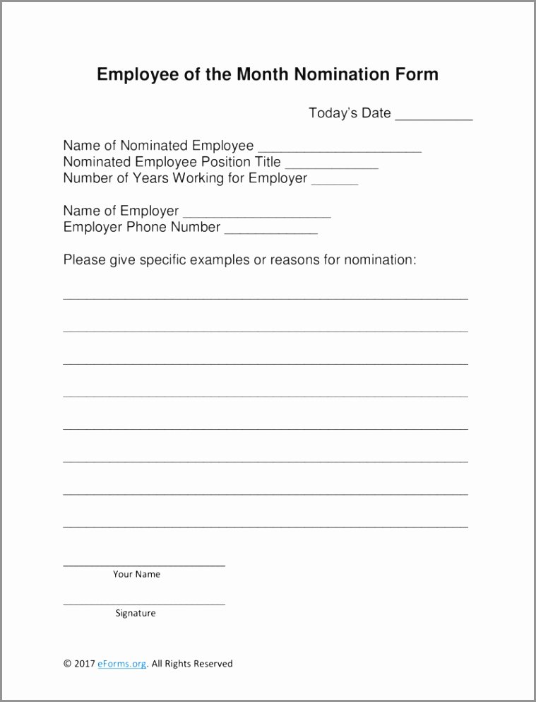 Employee Of the Month form Template Luxury Election Ballot Template Word Sample Word Ballot Template