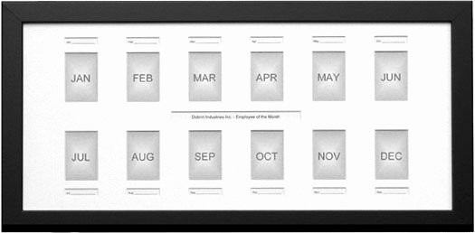 Employee Of the Month Frame Lovely Employee Of the Month 13x27 Frame to Hold Monthly Photos