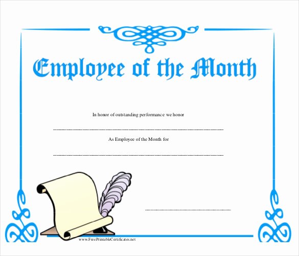 Employee Of the Month Photo Frame Template Fresh Employee the Month Template