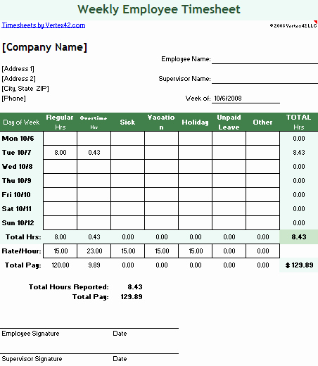Employee Report Card Template Best Of Download the Simple Employee Timesheet Template From