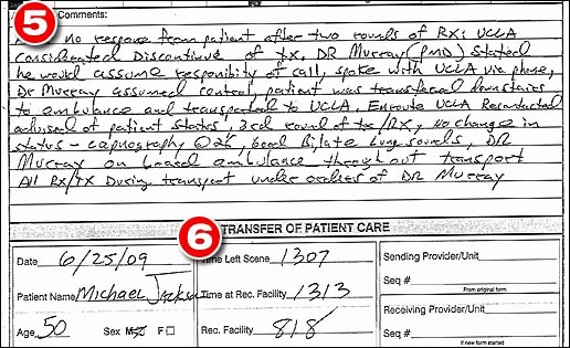 Emt Patient Care Report Template Awesome March 2010 Michael Jackson &quot;death&quot; Investigation