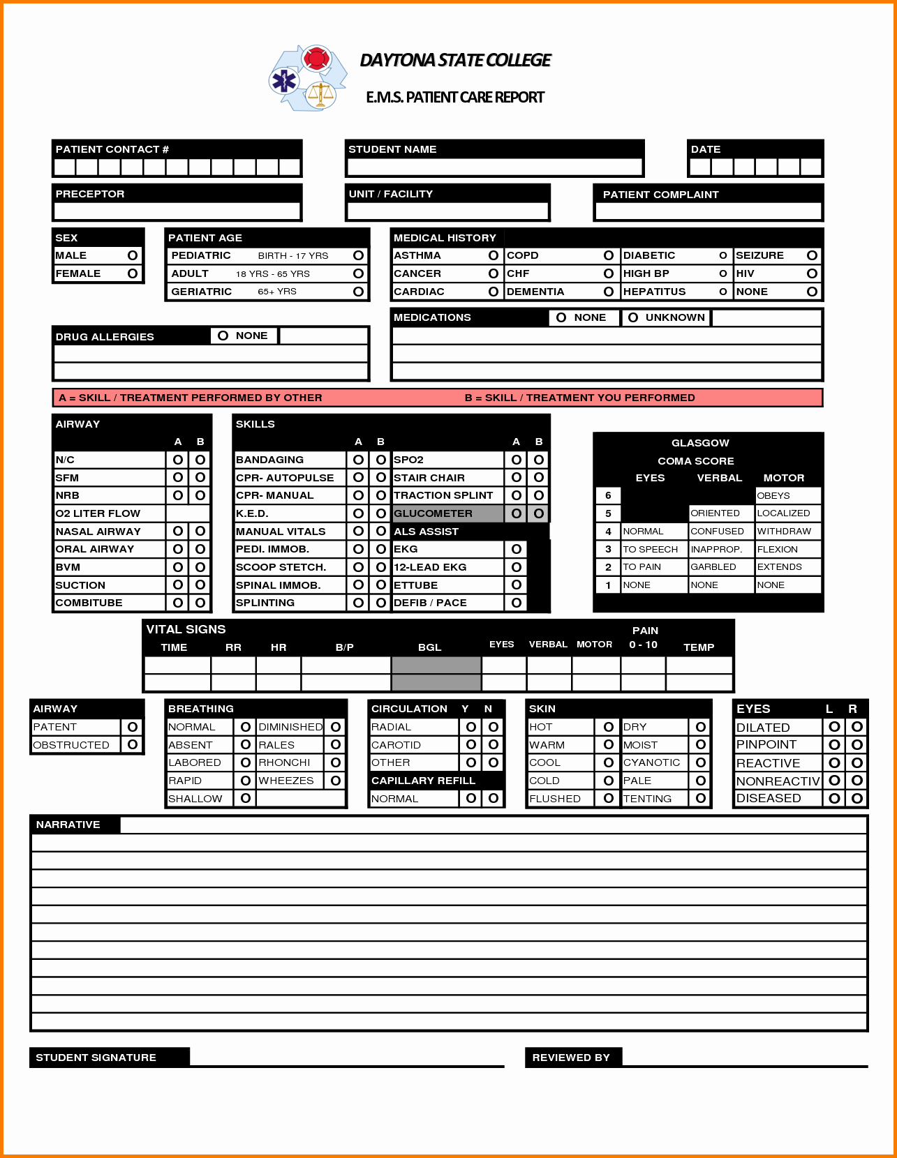 Emt Patient Care Report Template Beautiful 24 Of Ems Pcr Template