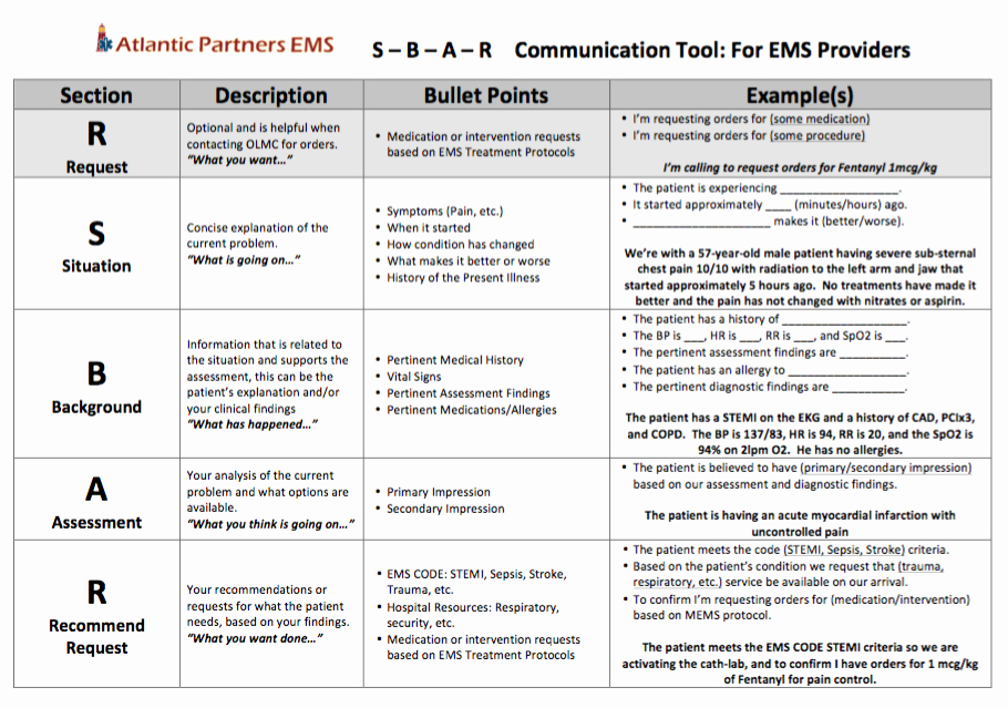 Patient Care Report Template