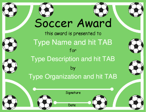  20 End Of Season Soccer Awards Ideas Dannybarrantes Template