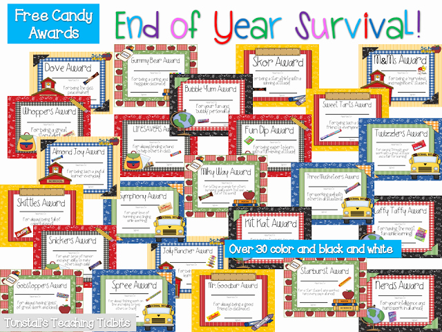 End Of the Year Awards for Students Funny Best Of the Last Week School Survival Tunstall S Teaching Tidbits