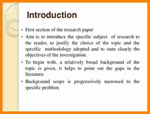 Example Of Introduction In Research Paper Pdf Unique 7 Introduction for Research Paper