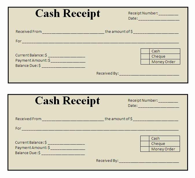 Examples Of Receipts Fresh Receipt form Free Printable Documents